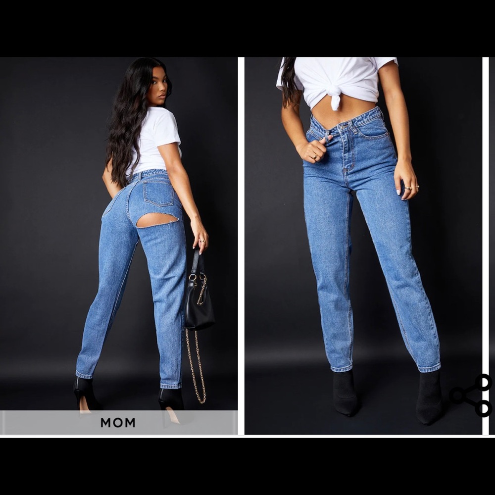 Pretty little thing mom jeans